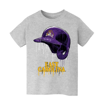  ECU Pirates Vive La Fete Youth T-Shirt - Gray